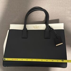 Kate spade black and ivory bag excellent condition